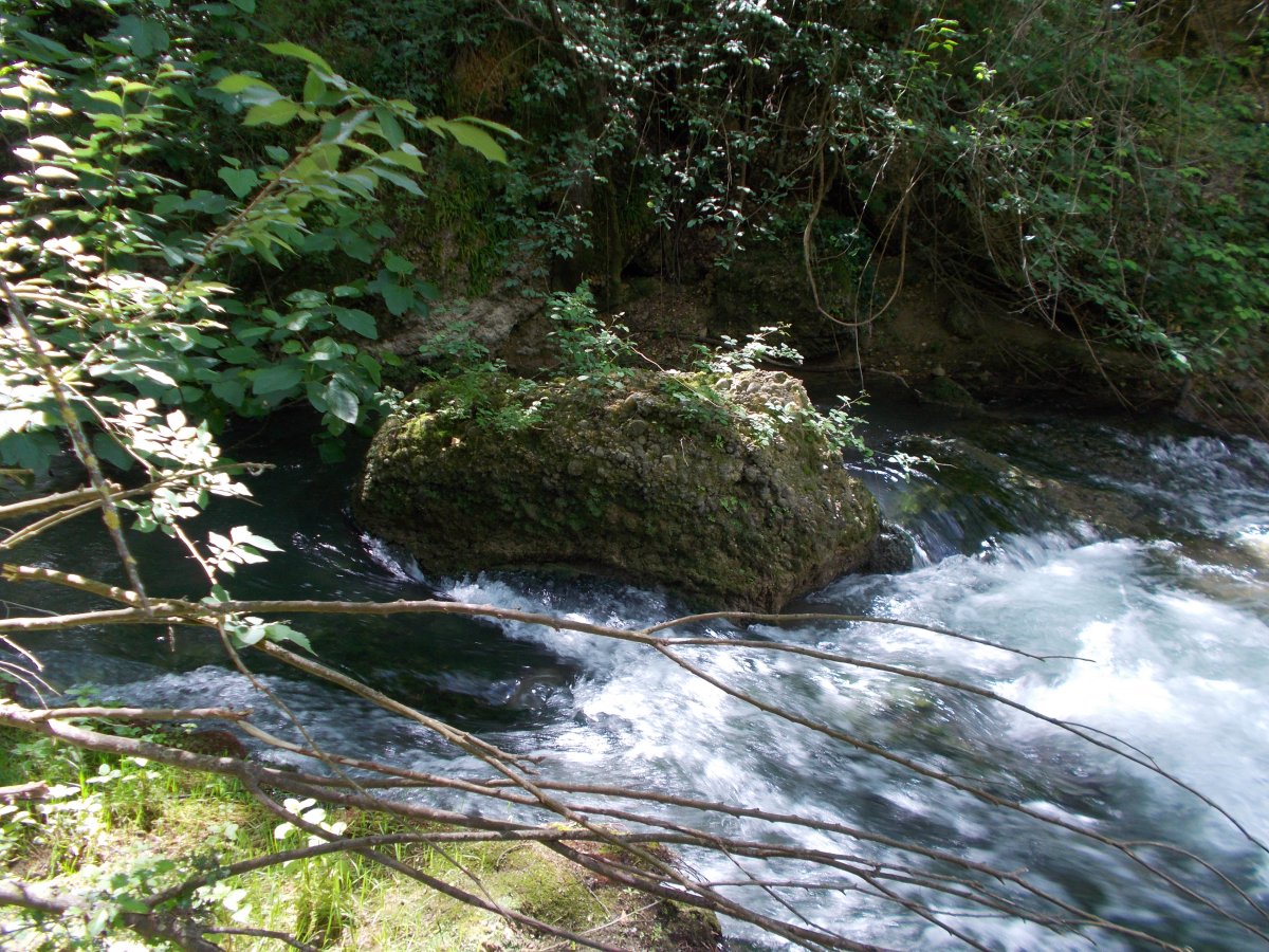Il fiume Farfa presso Ponte Sfondato