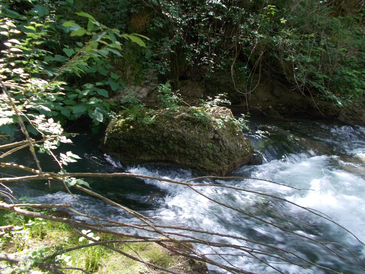 Il fiume Farfa presso Ponte Sfondato
